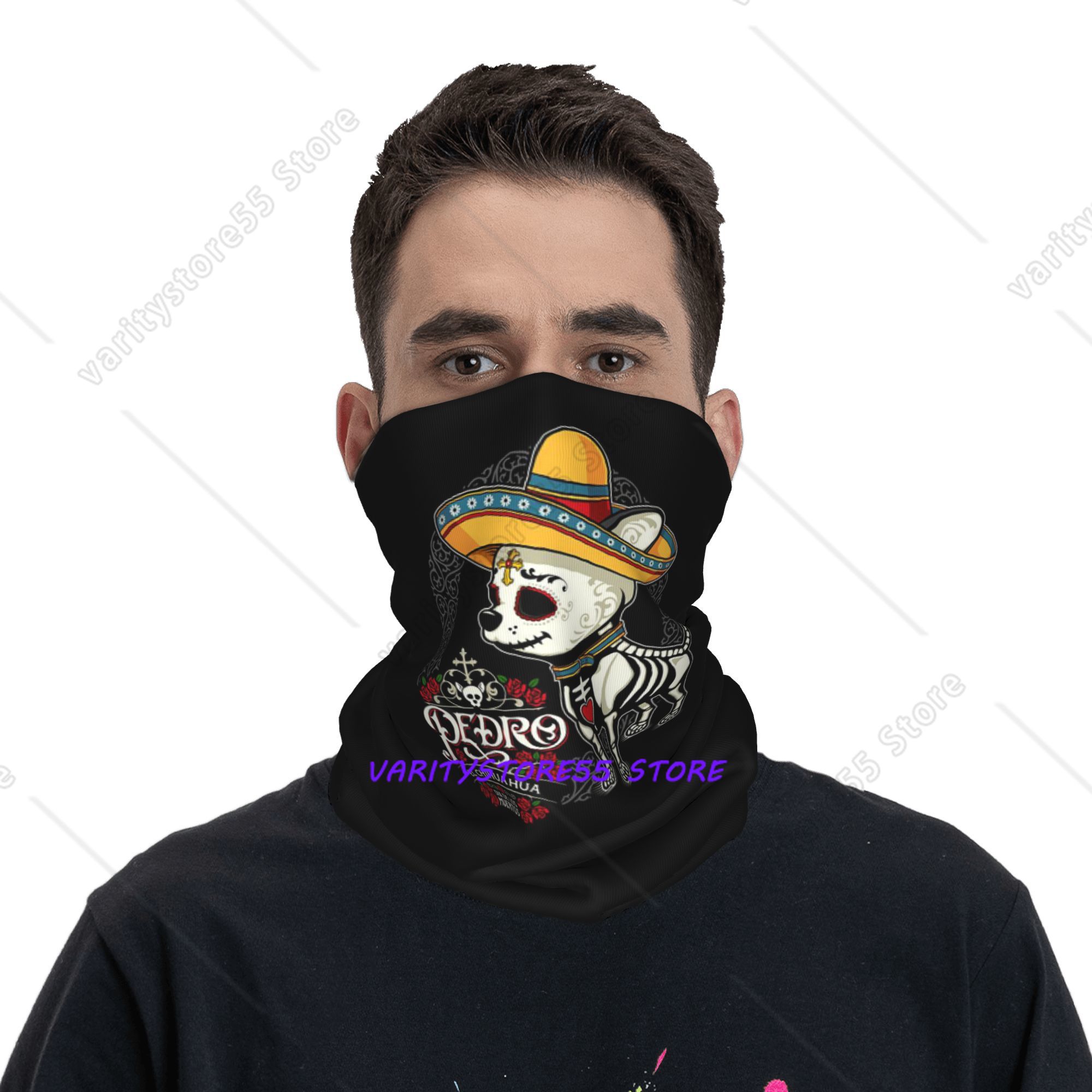 Бандана с принтом собаки в сти – обзор и цена Dog Bandana Scarf
