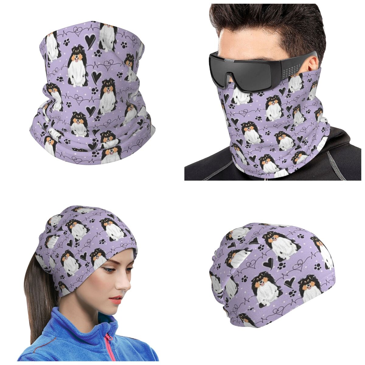 Бандана-повязка на шею с принт – обзор и цена Dog Bandana Scarf
